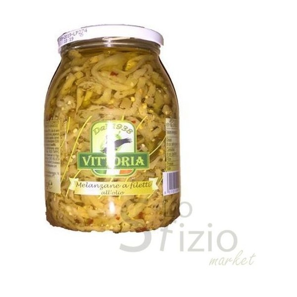VITTORIA MELANZANE FILETTO IN OLIO VETRO 1KG