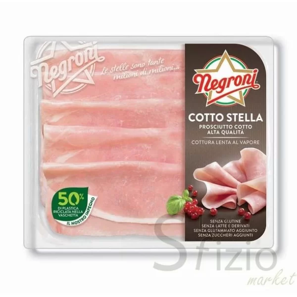 Negroni Cotto Stella Sliced Ham 110g