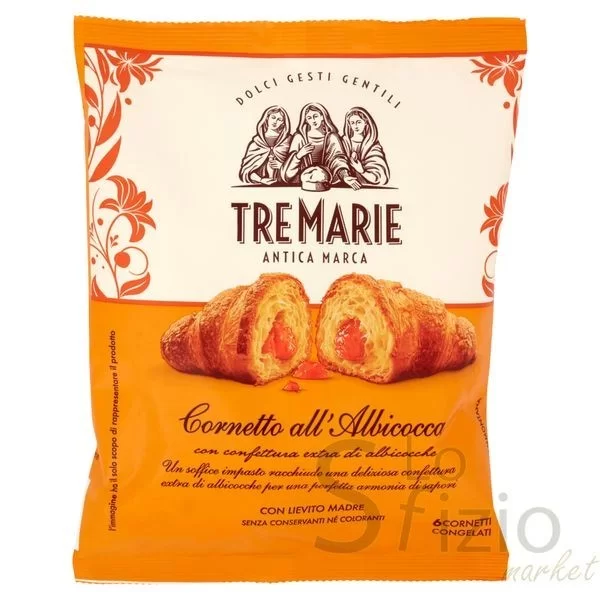 TRE MARIE CORNETTO ALBICOCCA 372GR