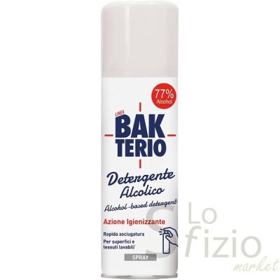 BAKTERIO SPRAY IGIENIZZANTE 150ML - Home, Detergenza, Detersivi pulizia Casa, Alcool Candeggina Ammoniaca