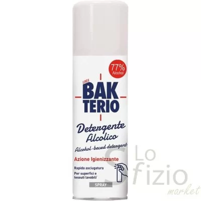 BAKTERIO SPRAY IGIENIZZANTE 150ML - Home, Detergenza, Detersivi pulizia Casa, Alcool Candeggina Ammoniaca