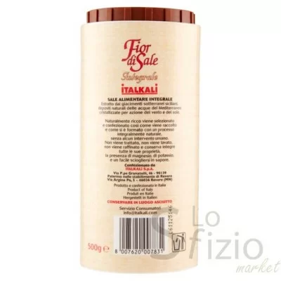 ITALKALI FIOR DI SALE INTEGRALE 500GR - Home, Alimentari, Insaporitori Bicarbonato, Sale