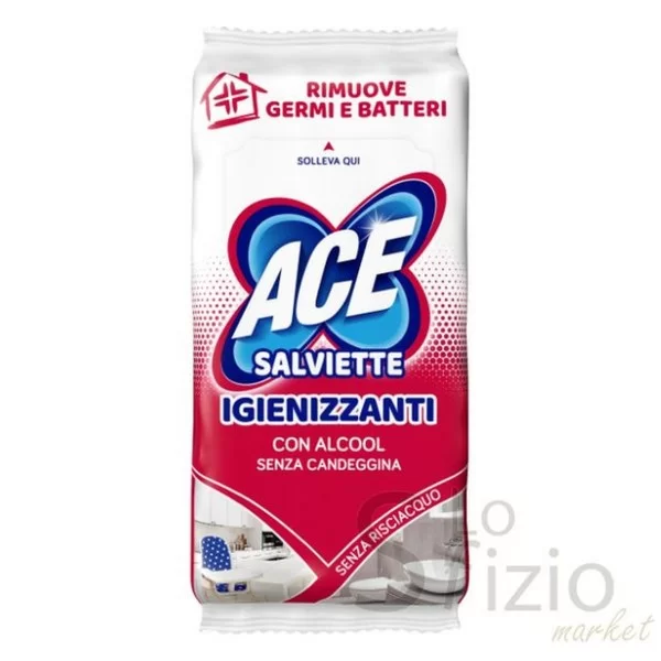 ACE Sanitizing Wipes + Alcohol 40pcs
