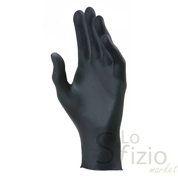 TULIP BLACK DISPOSABLE GLOVES 100 PCS XLARGE