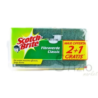 SCOTCH-BRITE SPUGNA CLASSICA X3 - Home, Detergenza, Accessori pulizia Casa, HO.RE.CA
