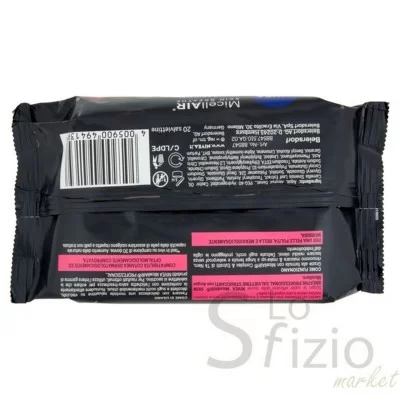 NIVEA MICELLAIR PROFESSIONAL CLEANSING WIPES 20 PCS