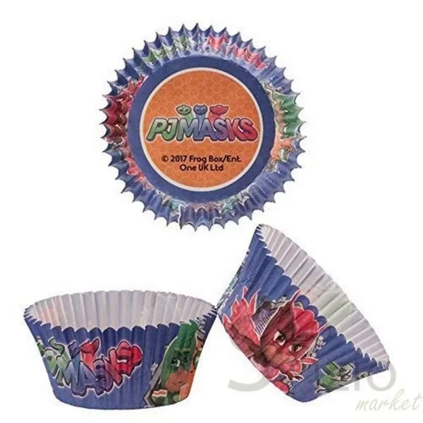 DEKORA PJMASKS PIROTTINI CUPCAKE 50PZ