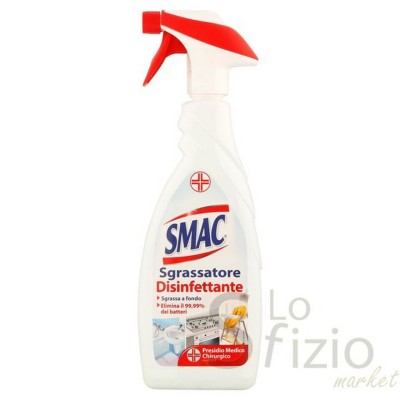 SMAC SGRASSATORE EROGATORE DISINFETTANTE 650ML - Home, Detergenza, Detersivi pulizia Casa, Sgrassatori