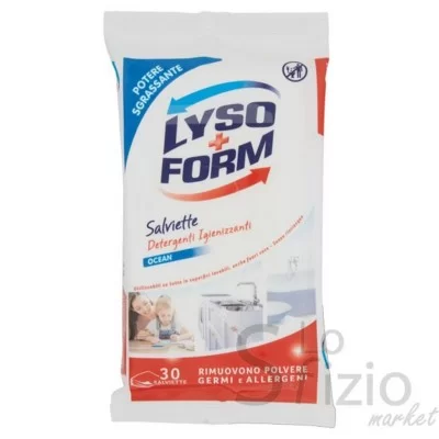 LYSOFORM HYGIENIZING WIPES OCEAN 30PCS