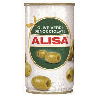 ALISA PITTED GREEN OLIVES 280G