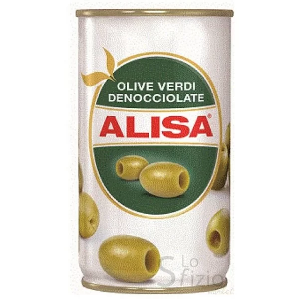 ALISA PITTED GREEN OLIVES 280G