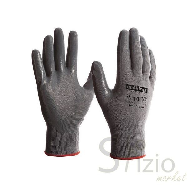 WALKING FLEXO GRIGIO GUANTI LAVORO MIS 8 PICCOLA