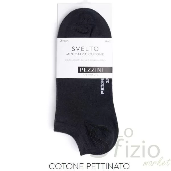 PEZZINI MINICALZA SVELTO UNISEX ELASTICIZZATO X3PZ