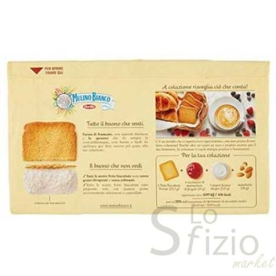 MULINO BIANCO FETTE BISCOTTATE DORATE X72 630GR