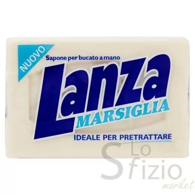 LANZA SAPONE BUCATO MARSIGLIA 250GR - Home, Detergenza, Detersivi Bucato