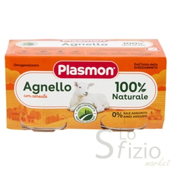 PLASMON OMOGENIZZATO AGNELLO 2X80GR
