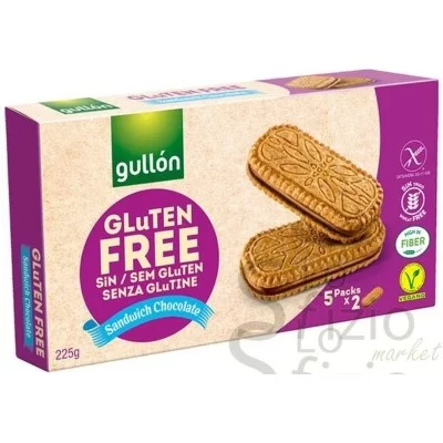 GULLON SENZA GLUTINE SANDWICH CIOCK 225GR - Home, Alimentari, Prodotti Salutari, Senza Glutine, Biscotti e Farciti
