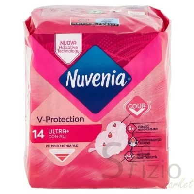 Nuvenia Ultra Sanitary Pads with Wings - 14 Pack