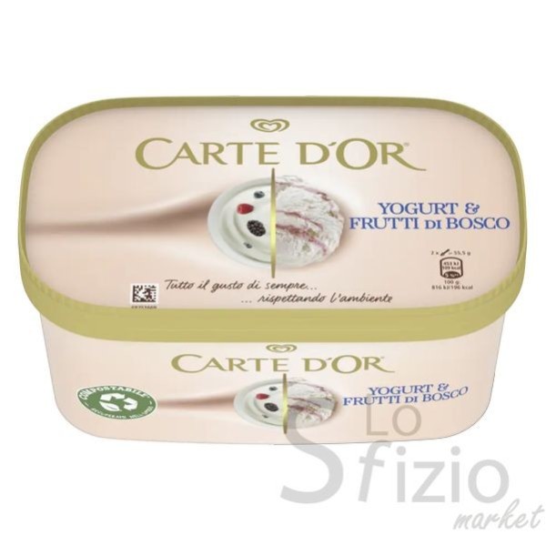 ALGIDA CARTE D'OR YOGURT FRUTTI DI BOSCO 500GR