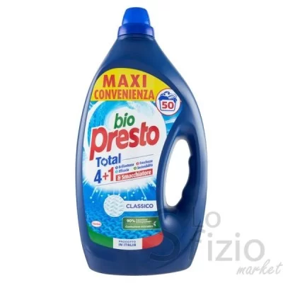 BIO PRESTO TOTAL 4+1 CLASSIC LIQUID DETERGENT 50 WASHES 2.25L