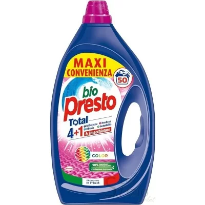 BIO PRESTO TOTAL 4+1 COLOR 50LAV 2,5LT - Home, Detergenza, Detersivi Bucato