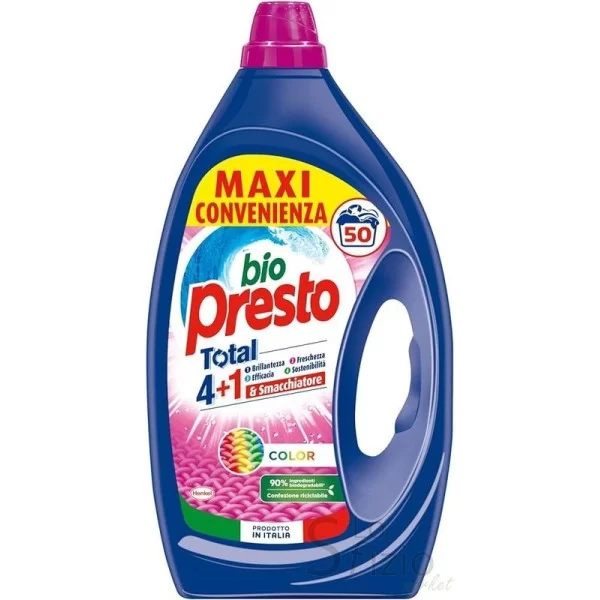 BIO PRESTO TOTAL 4+1 COLOR 50 WASHES 2.5L