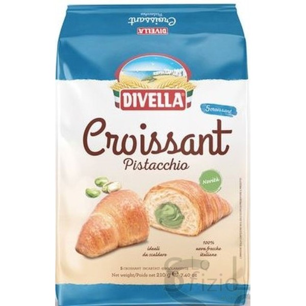DIVELLA CROISSANT AL PISTACCHIO X5PZ 210GR