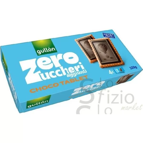 GULLON CHOCO TABLET ZERO ZUCCHERI 150GR