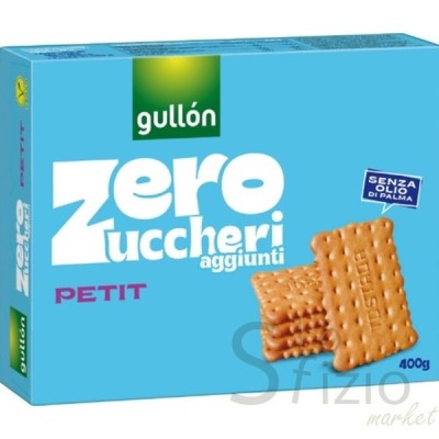 GULLON PETIT ZERO ZUCCHERI AGG 400GR