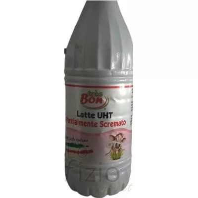 TRES BON LATTE UHT PARZ.SCREMATO 1LT - Home, Freschi, Latte e Latticini,  Latte UHT e Bevande