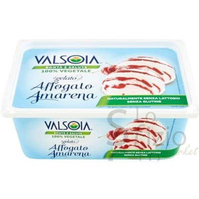 VALSOIA VASCHETTA GELATO BIANCO-AMARENA 500GR