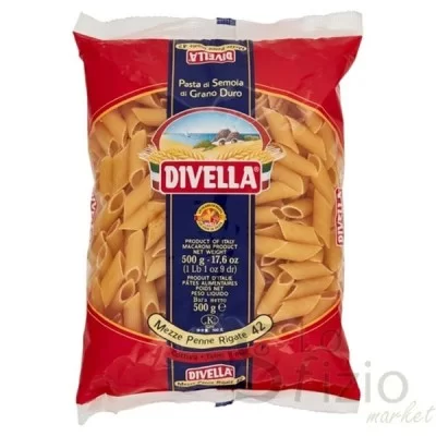 PASTA DIVELLA MEZZE PENNE RIGATE 42 500GR - Home, Alimentari, Pasta, Semola