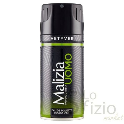 MALIZIA DEO UOMO VETYVER 150ML