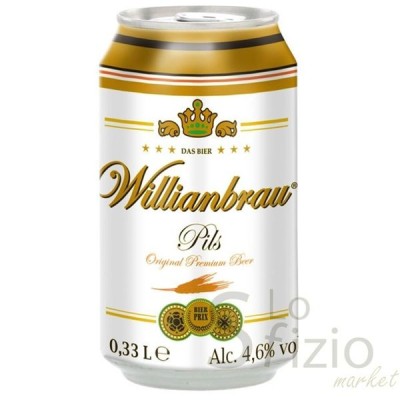 WILLIANBRAU BIRRA PILS 33CL LATTINA
