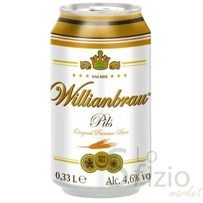 WILLIANBRAU PILS BEER 33CL CAN