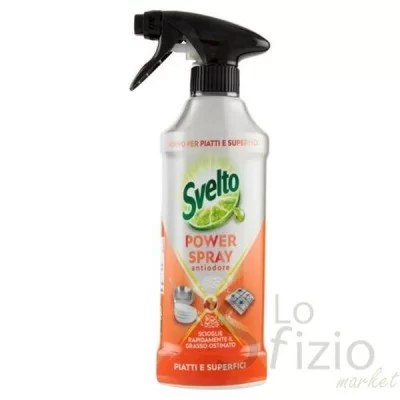 SVELTO POWER SPRAY PIATTI ESUPERF.ANTIODORE ML.435 - Home, Detergenza, Detersivi pulizia Casa, Vetri Multiuso, Stoviglie a mano