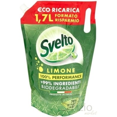 SVELTO ECO RICARICA LIMONE 1,7LT - Home, Detergenza, Detersivi Stoviglie, Stoviglie a mano