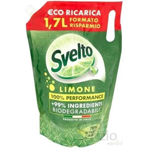 SVELTO ECO RICARICA LIMONE 1,7LT