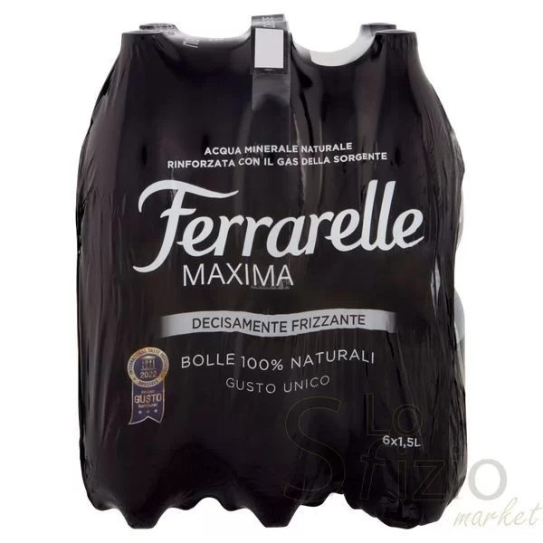 FERRARELLE MAXIMA EXTRA SPARKLING MINERAL WATER 1.5L
