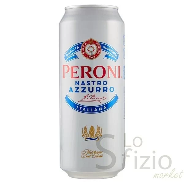 Peroni Nastro Azzurro Beer 50 cl Can