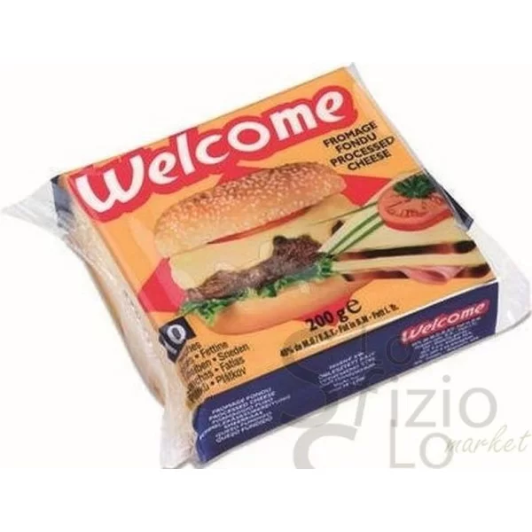 Welcome Processed Cheese Slices 10pcs 200g
