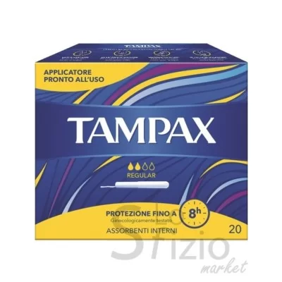 TAMPAX BLUE BOX REGULAR X20PZ - Home, Igiene Cura Persona, Igiene Corpo, Assorbenti e Proteggi Slip
