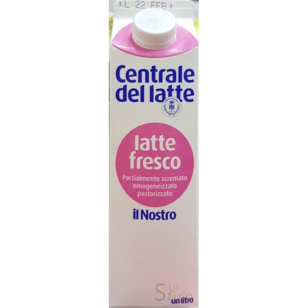 CENTRALE DEL LATTE LATTE FRESCO PARZ SCREMATO 1LT