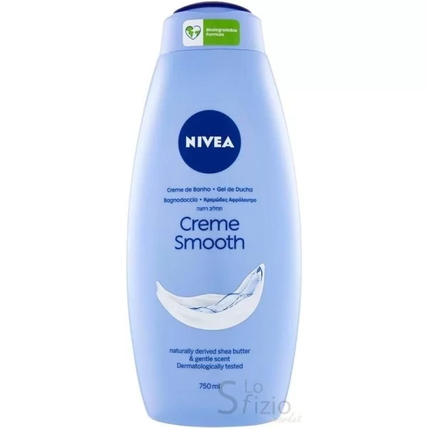 NIVEA CREME SMOOTH SHOWER CREAM 750ML