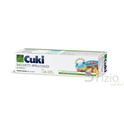 Cuki Reclosable Bags Large 3L 10 Pcs