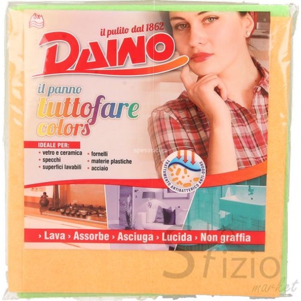 DAINO PANNO CASA TUTTOFARE TRE COLORI