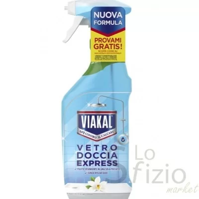 VIAKAL SPRAY VETRO DOCCIA EXPRESS 470ML - Home, Detergenza, Detersivi pulizia Casa, Vetri Multiuso