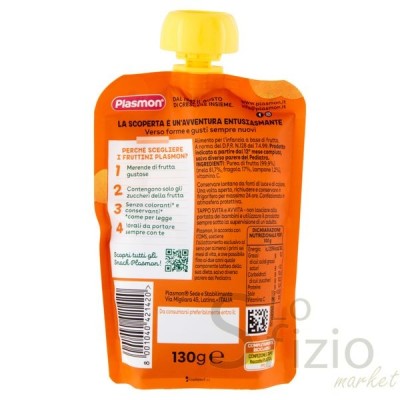 PLASMON I FRUTTINI MELA FRAGOLA LAMPONE 130GR