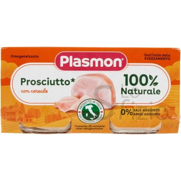 Plasmon Ham Homogenized Baby Food 2x80g