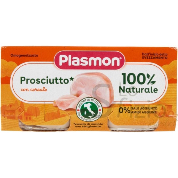 PLASMON OMOGENIZZATO PROSCIUTTO 2X80GR